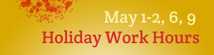 May Holidays Work Hours
