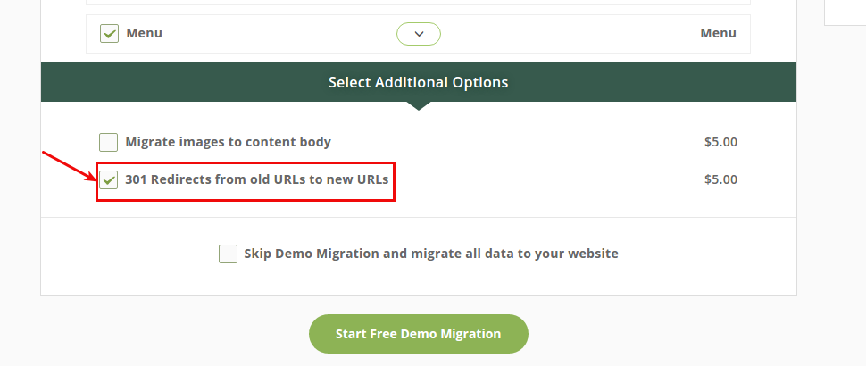 How “301 Redirects” option can preserve SEO links when migrating to Drupal?