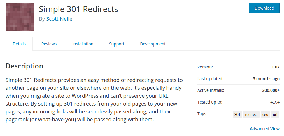 How does “301 Redirects” option work when migrating to WordPress?