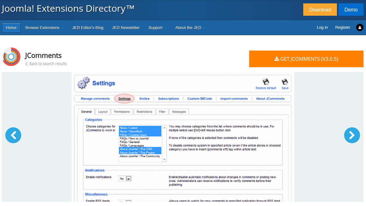 What should I do to migrate my comments to Joomla CMS?