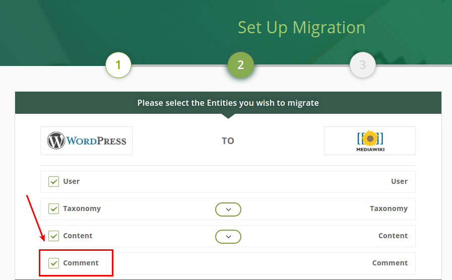 How to Migrate Comments to MediaWIki? 