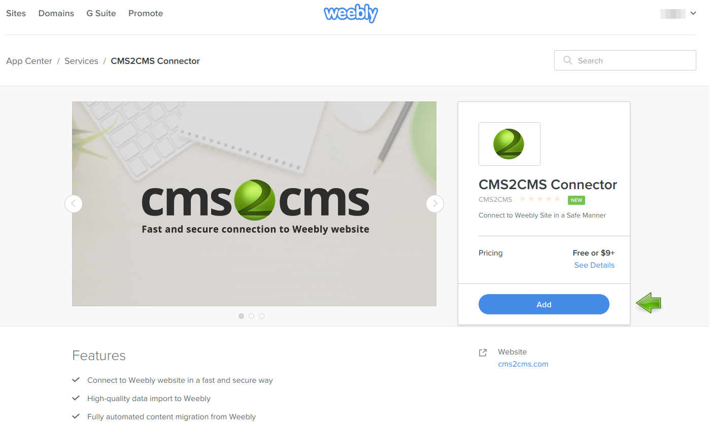 CMS2CMS Connector 