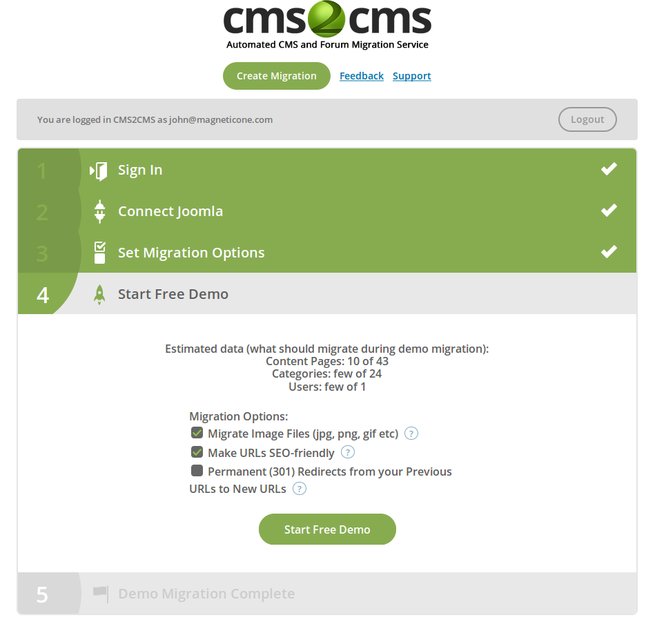 CMS2CMS: Automated Joomla to WordPress Migration ‹ test — WordPress 2016-06-03 16-26-33