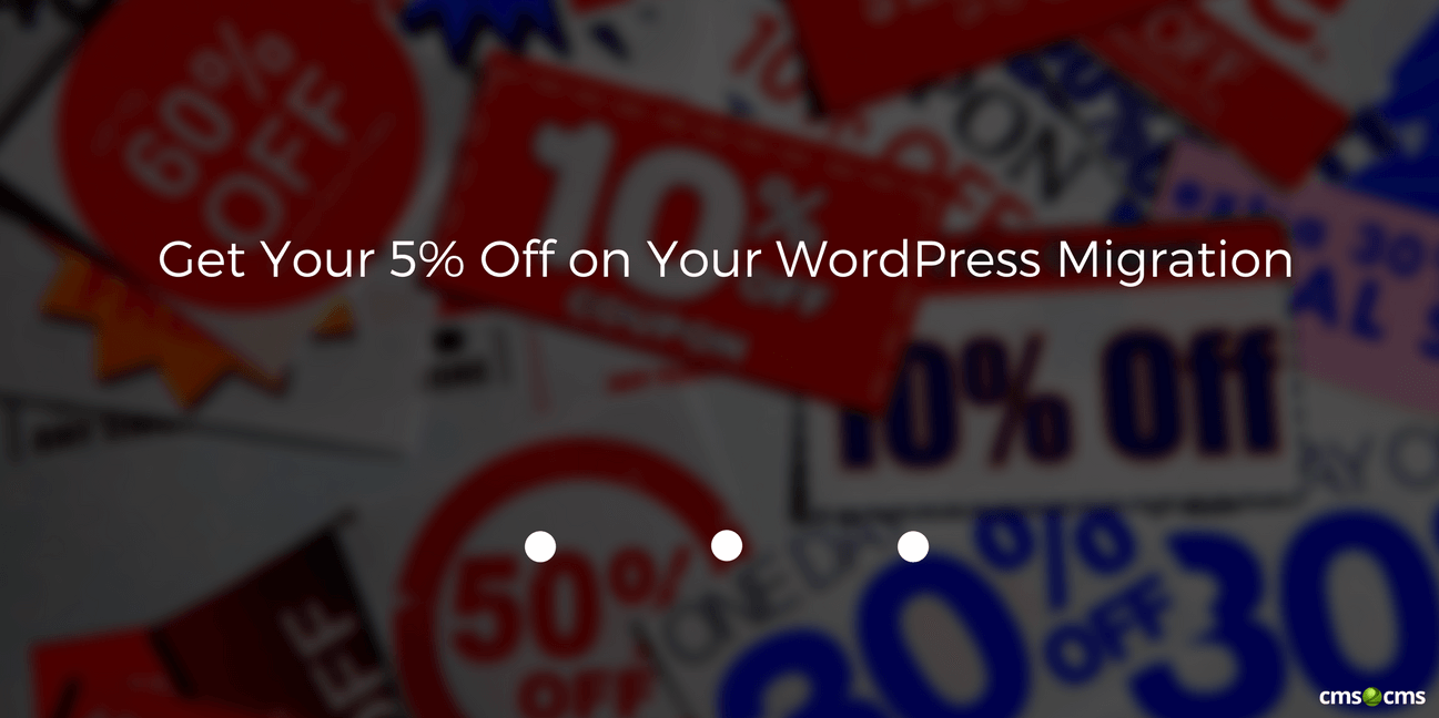 Get Your 5% Off on Your WordPress Migration!