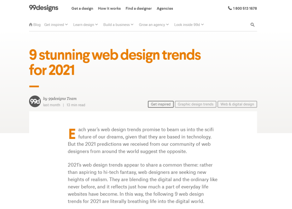 web design trends 2021