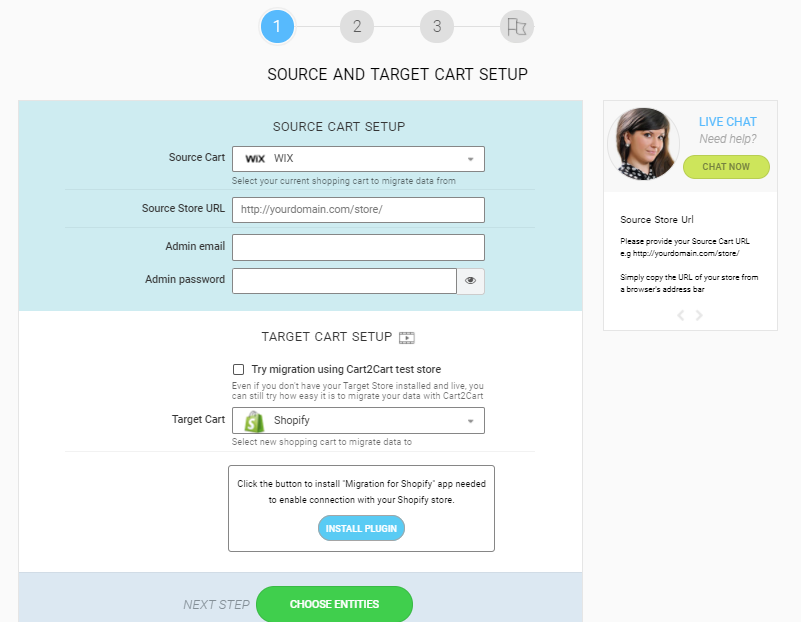 connect wix to shopify